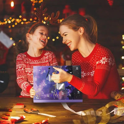 Aurelia | Adventskalender 2025 med 24 Naturlige Krystaller | Vanero