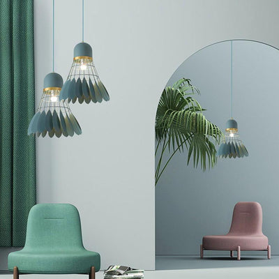 AeroLume | Kunstnerisk Fjer Loftlampe | Vanero