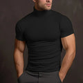 Herre Rullekravesweater Ribstrikket Tekstil | Regular Fit Striktrøje | Til Hverdag & Formelle Outfitkombinationer | Vanero
