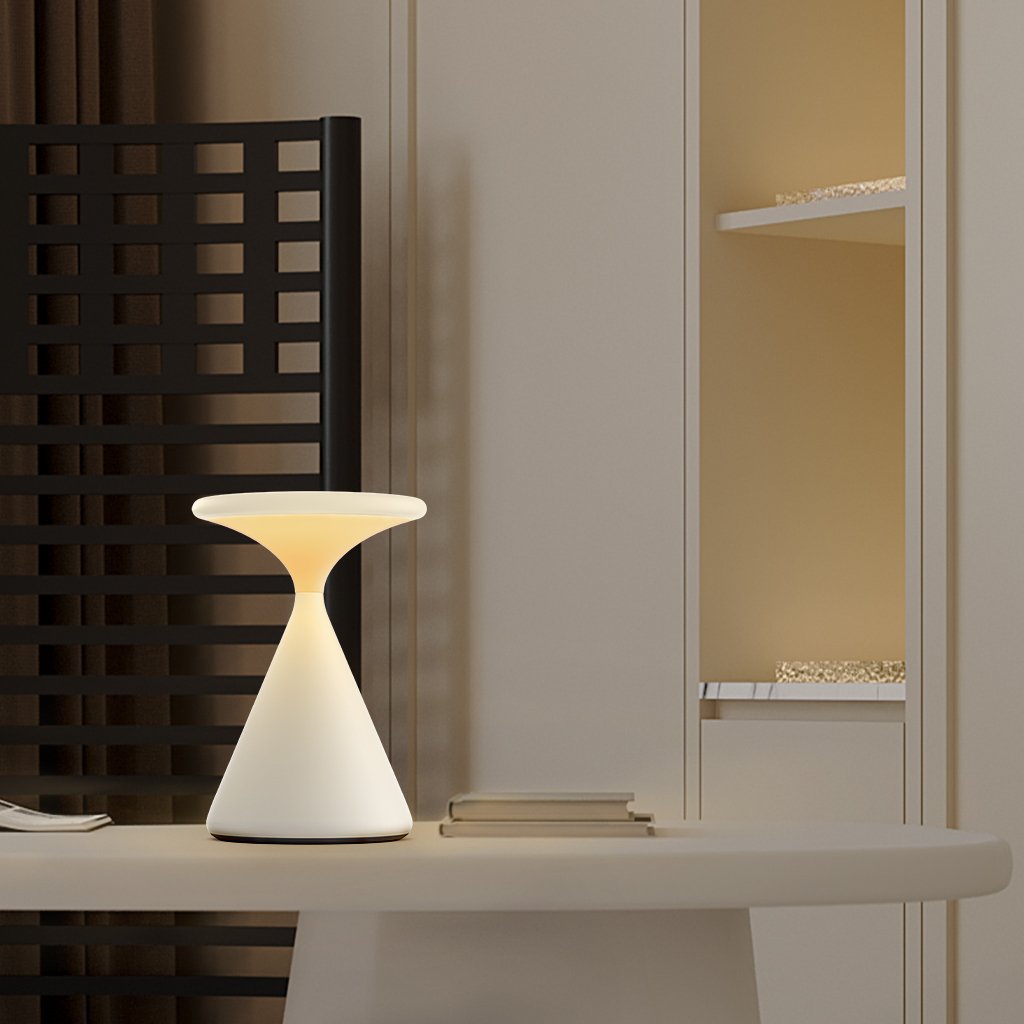 Aeron l Timeglas ledningsfri bordlampe l Vanero