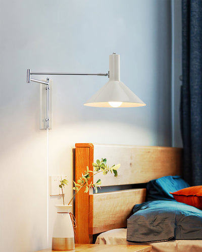 Anvia | Minimalistisk Væglampe med Justerbar Arm til Soveværelse og Stue | Vanero
