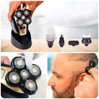 Elektrisk Barbermaskine Til Mænd Genopladelig | Våd & Tør Barbering Design | Skæg Hovedpleje & Rejsebrug | Vanero