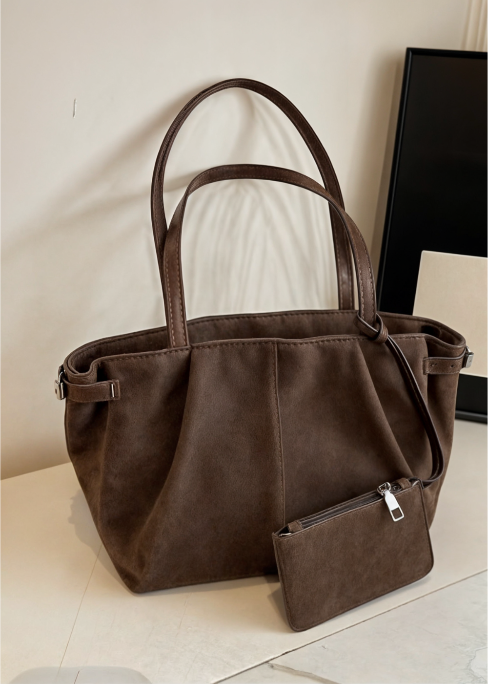 Arden l Suede Taske BB l Vanero