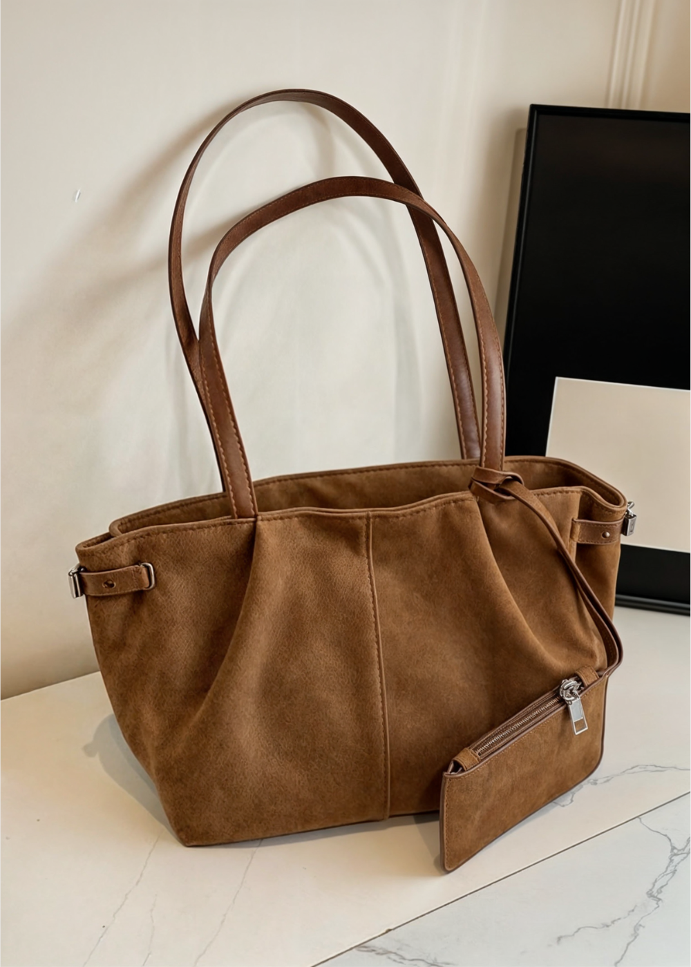 Arden l Suede Taske BB l Vanero