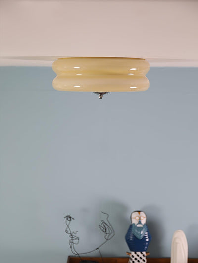 Art Deco l  årgang loftslampe l Vanero