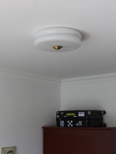 Art Deco l  årgang loftslampe l Vanero
