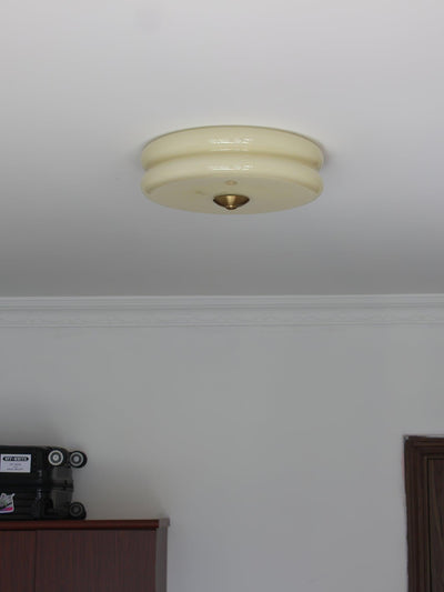 Art Deco l  årgang loftslampe l Vanero