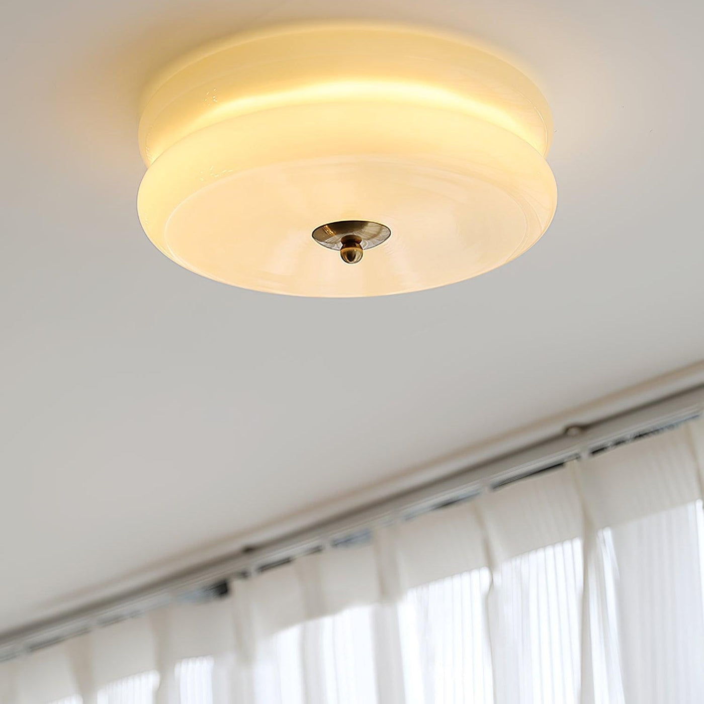 Art Deco l  årgang loftslampe l Vanero