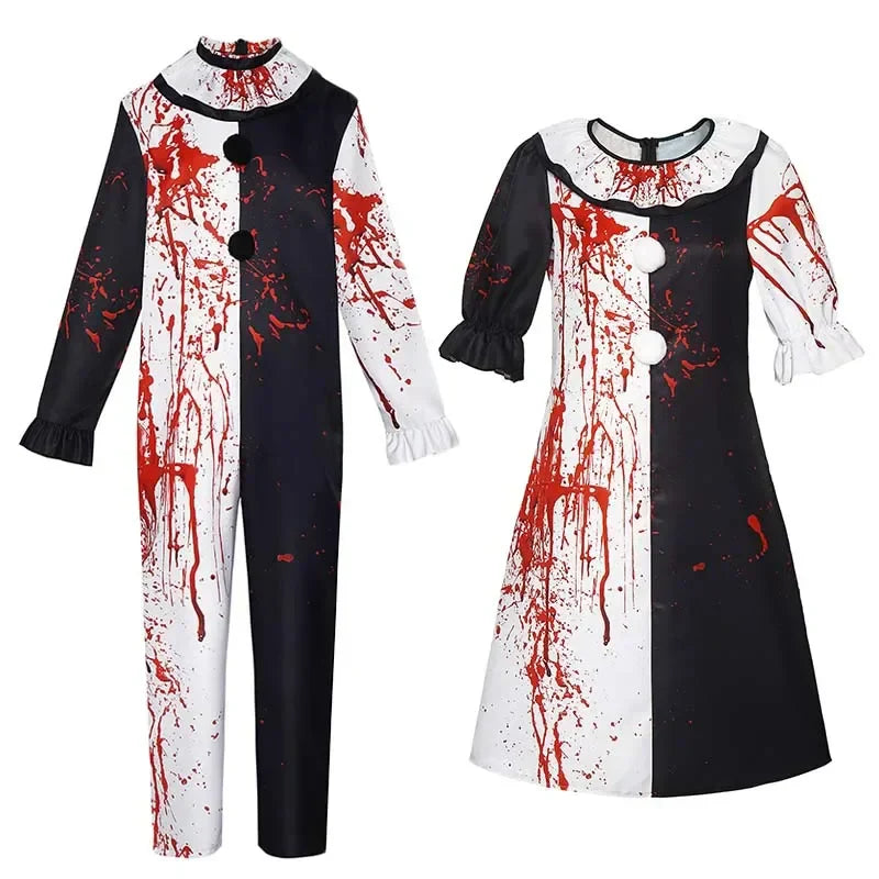 FearGrin | Horror Klovn Kostume Med Maske Til Mænd & Kvinder | Vanero