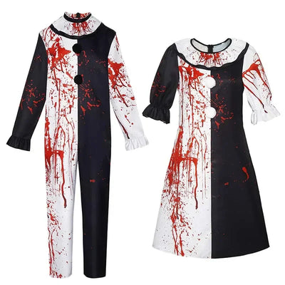 FearGrin | Horror Klovn Kostume Med Maske Til Mænd & Kvinder | Vanero