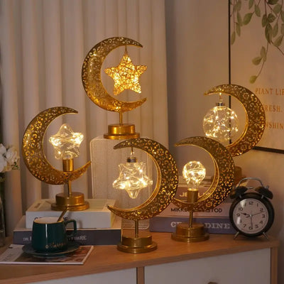 AuraGlow | Kreativ & Luksus Månebordlampe l Vanero