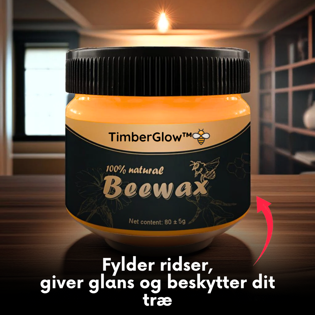 Bivoks Trævoks Til Indendørs Overflader | Naturlig Voksfinish Til Møbler Og Træpleje | 80 g Træbehandling | Vanero