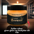 Bivoks Trævoks Til Indendørs Overflader | Naturlig Voksfinish Til Møbler Og Træpleje | 80 g Træbehandling | Vanero