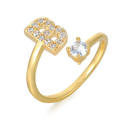 Bogstav Ring | Elegant & Unik Smykke | Vanero