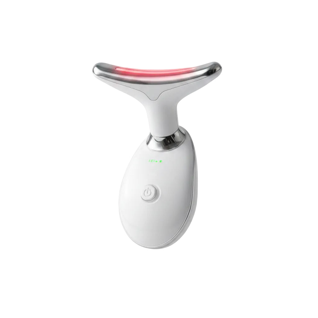 Ansigtsmassager Med Mikrostrøm & LED | Genopladelig Hudplejeenhed Design | Ansigt Hals & Kæbelinje Pleje | Vanero