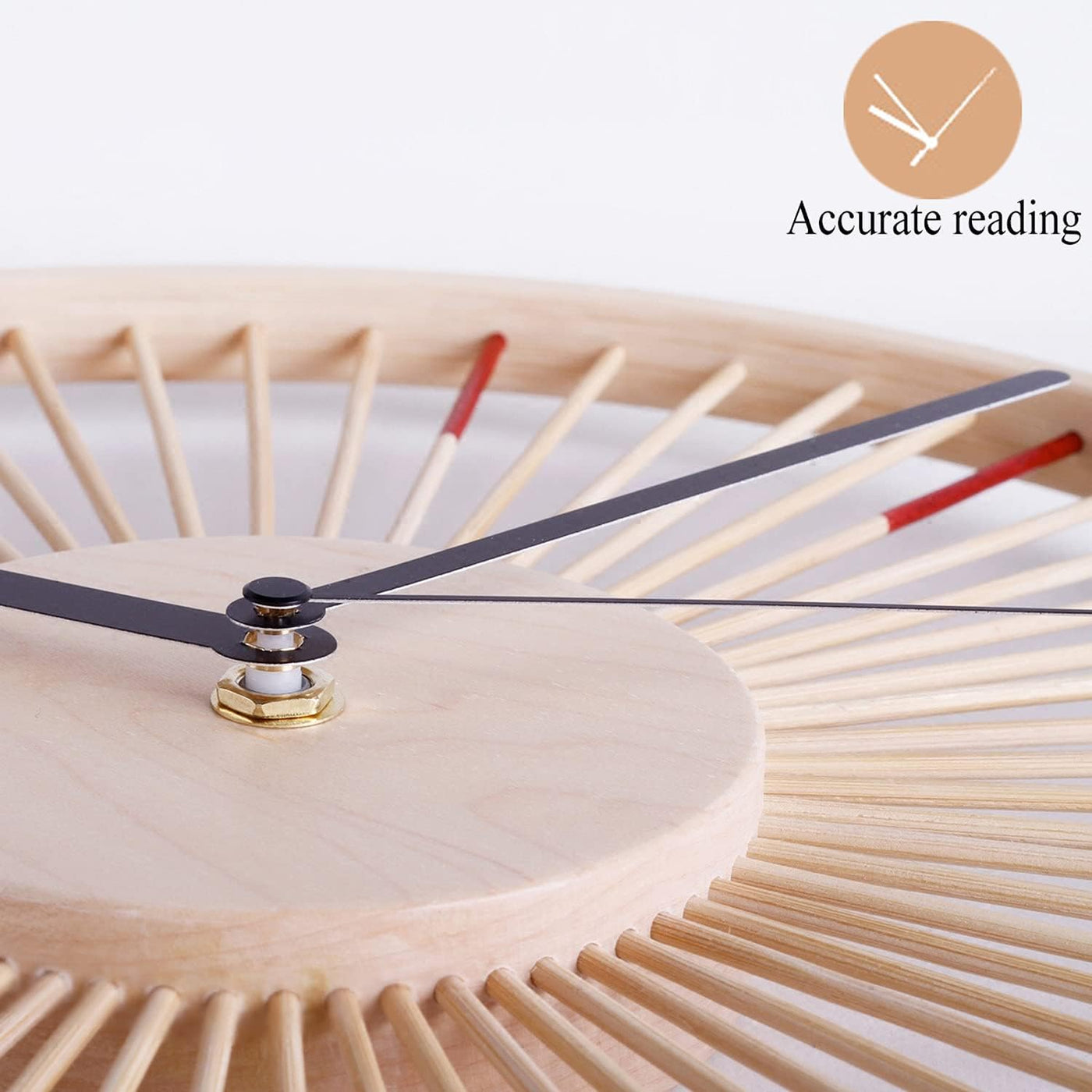 BamTick | Minimalistisk Bambus Vægur | Vanero