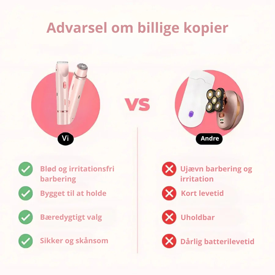 BareBikini | Løsning Til Glat Og Smertefri Barbering | Vanero