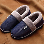 Herre Indendørs Tøfler i Plys | Slip-On Design Med Varmt For | Hjemmefodtøj Til Efterår & Vinter | Vanero