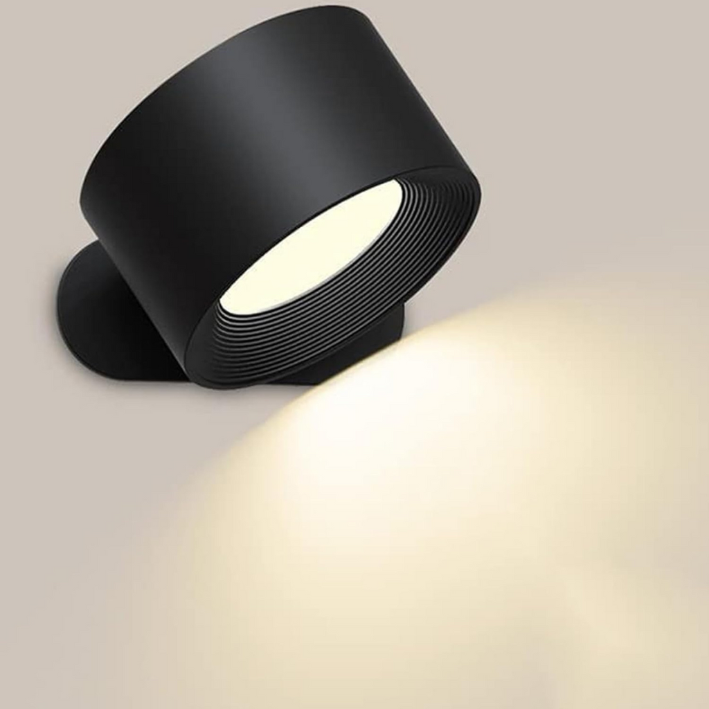 Væglampe | Genopladelig LED Belysning | Magnetisk Justerbart Design Indendørs Brug | Vanero