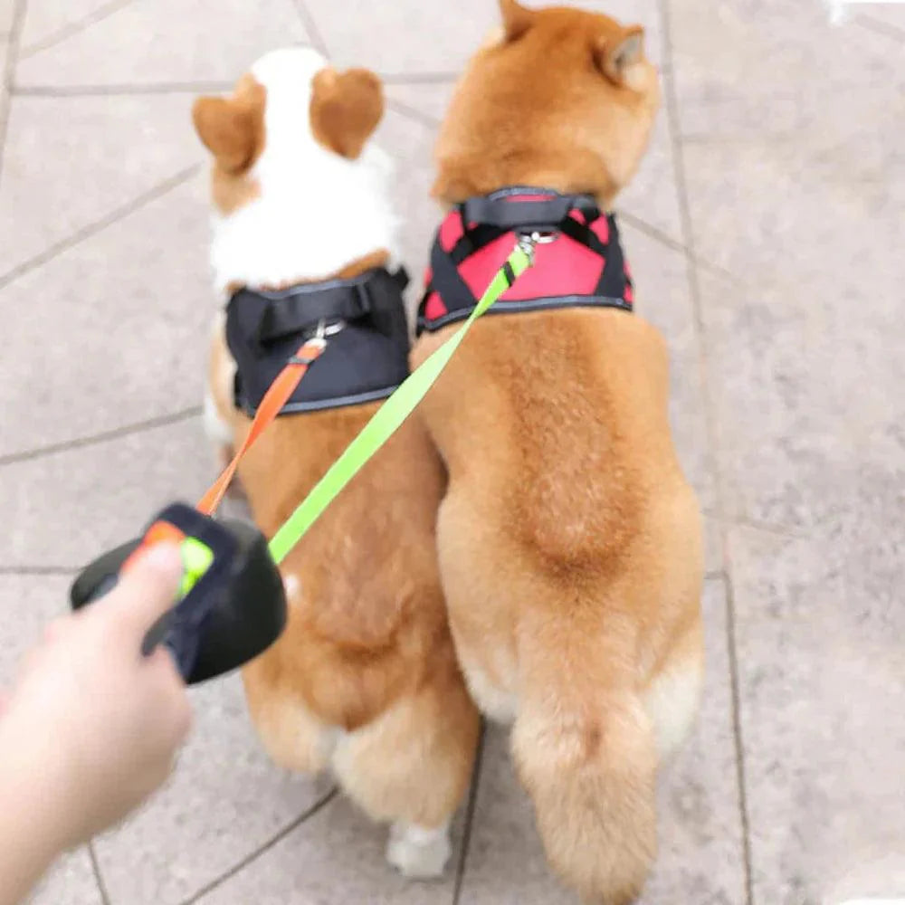 DualDog | 360° roterende Dobbelt hundesnor | Vanero