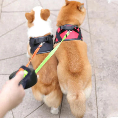 DualDog | 360° roterende Dobbelt hundesnor | Vanero
