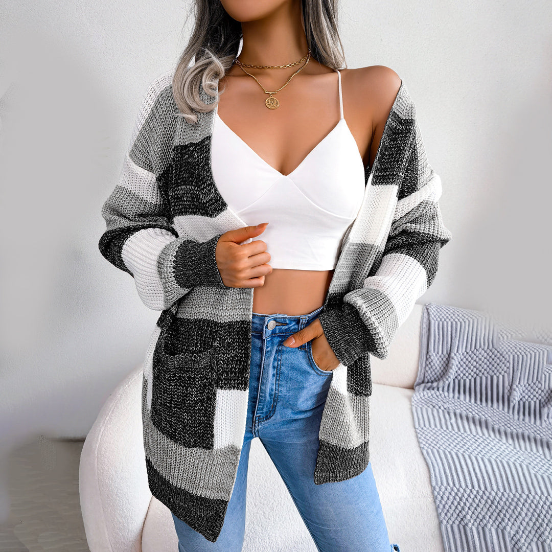 Cardigan | Akryl | Strikket, Komfortabel l Vanero
