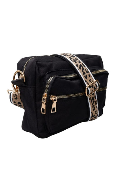 Black Color Taske - Vanda | Black w. Leo | Vanero