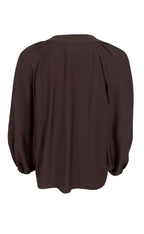 Damebluse Tekstilblanding | Relaxed Fit Raglan Bluse | Lag-På-Lag Design til Hverdagsbrug & Afslappet Styling | Vanero