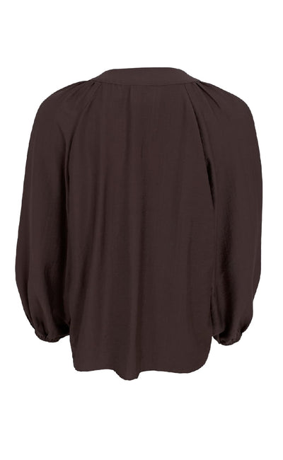 Black Colour - Luisa Raglan | Coffee | Vanero