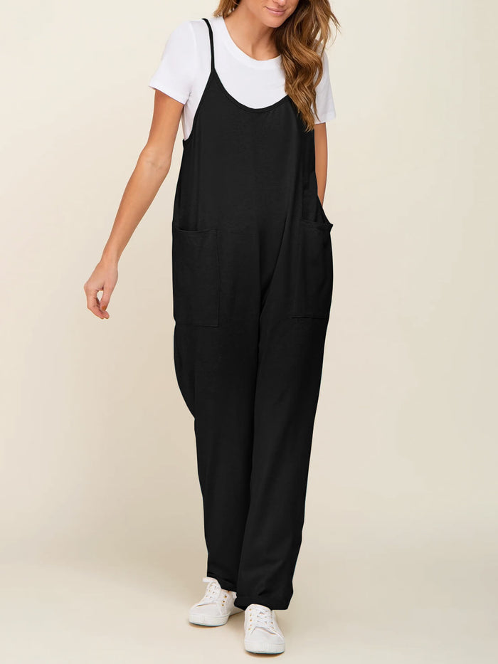 Jumpsuit med Elastisk Talje | Afslappet Pasform i Let Konstruktion | Hverdagsbrug & Fritid | Vanero