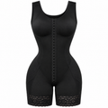 Shapewear-Bodysuit Til Dame | Kompressionspaneler & Korset-Inspireret Design | Sort Baselayer Til Hverdagsbrug | Vanero