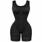 Shapewear-Bodysuit Til Dame | Kompressionspaneler & Korset-Inspireret Design | Sort Baselayer Til Hverdagsbrug | Vanero