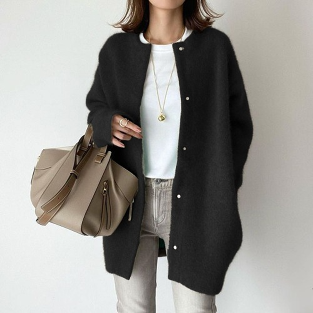 Amelia | Elegant Cardigan Dame - Blød og Stilfuld | Vanero