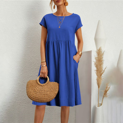 Sommer Casual Loose Dress | Åndbar & Komfortabel | Vanero