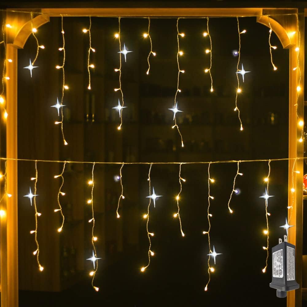 ShineDrape l Garden Lights Gardiner med lys l Vanero
