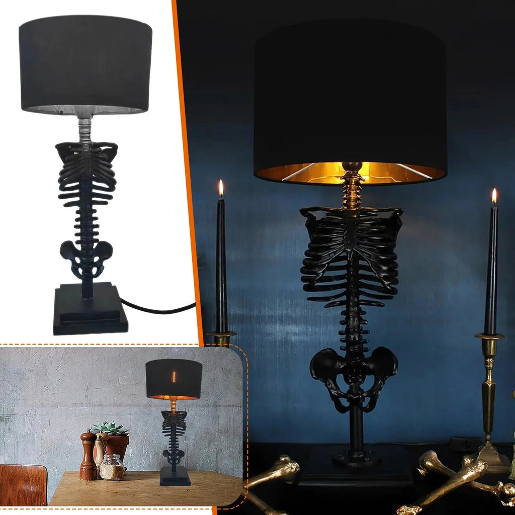 LED Bordlampe Med Skeletdesign | USB Drevet Touchkontrol Konstruktion | Indendørs Accentbelysning Til Reoler Og Skriveborde | Vanero