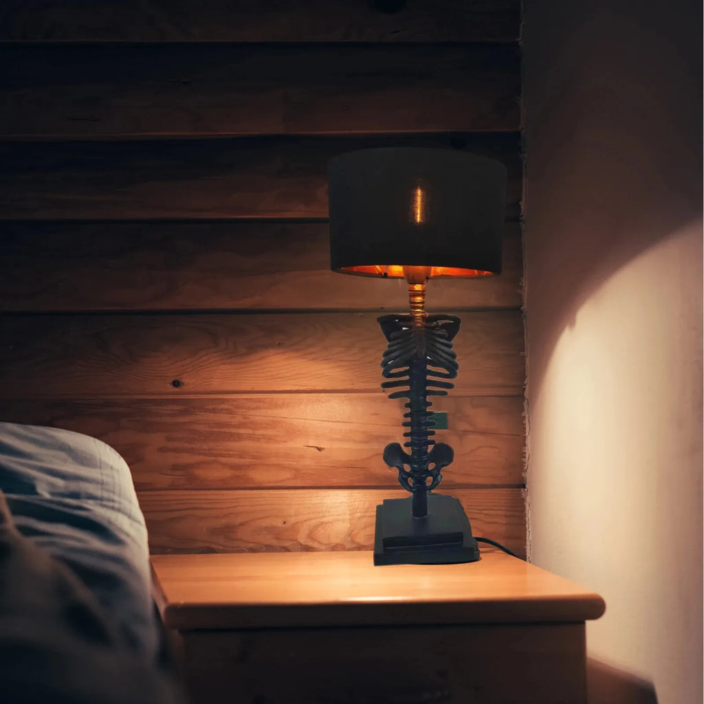 LED Bordlampe Med Skeletdesign | USB Drevet Touchkontrol Konstruktion | Indendørs Accentbelysning Til Reoler Og Skriveborde | Vanero