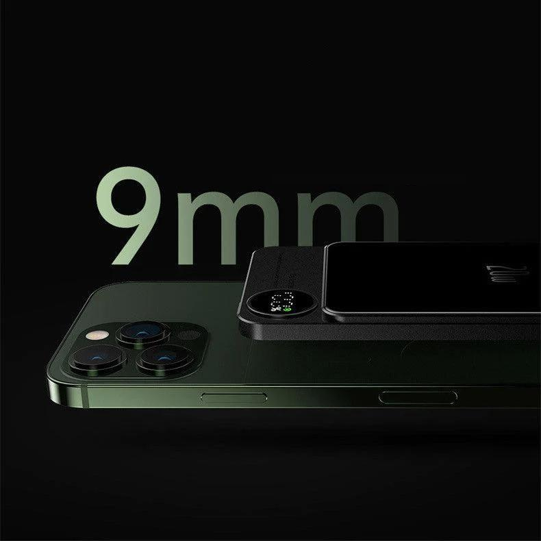 Slimcharge | Magnetisk Powerbank Med Led-Display & Hurtigopladning | Vanero