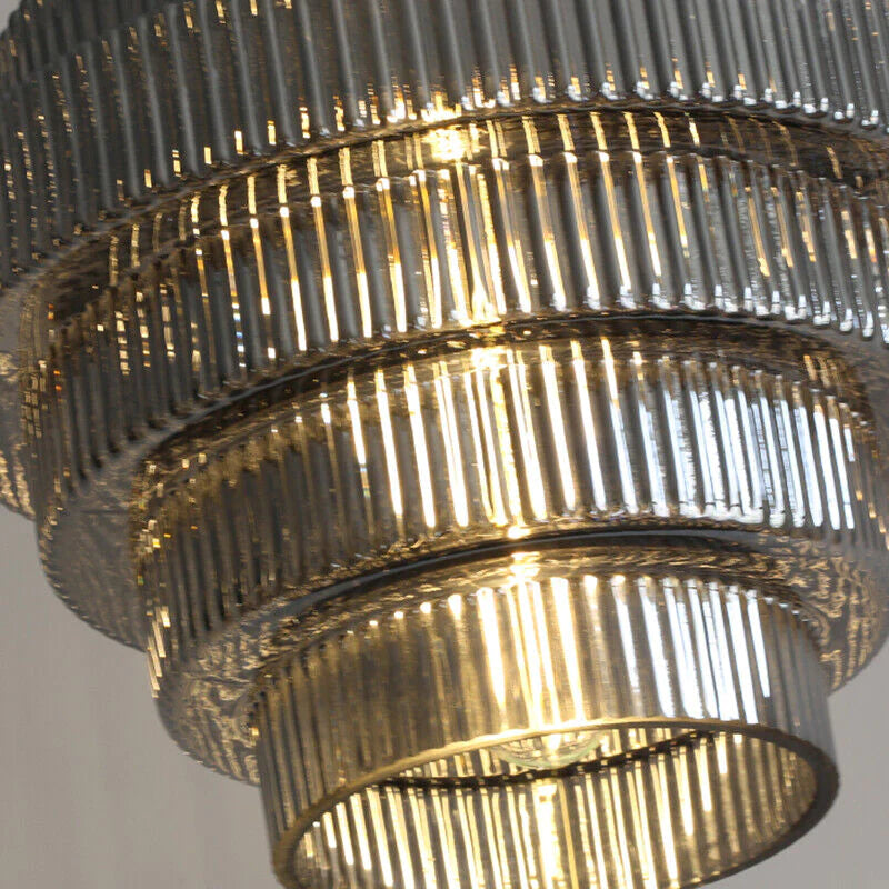 BrassGlow l Flaskeformet pendel i messingglas l Vanero
