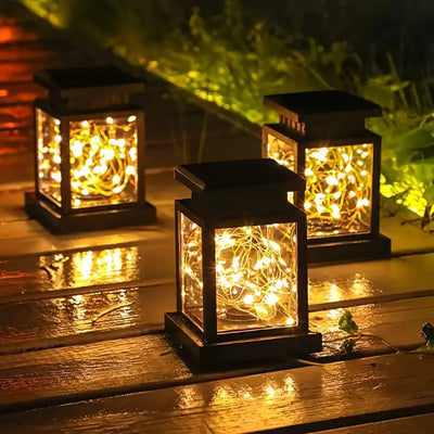BrillianceGlow | Retro & Elegant Solcellelampe til Haven l Vanero