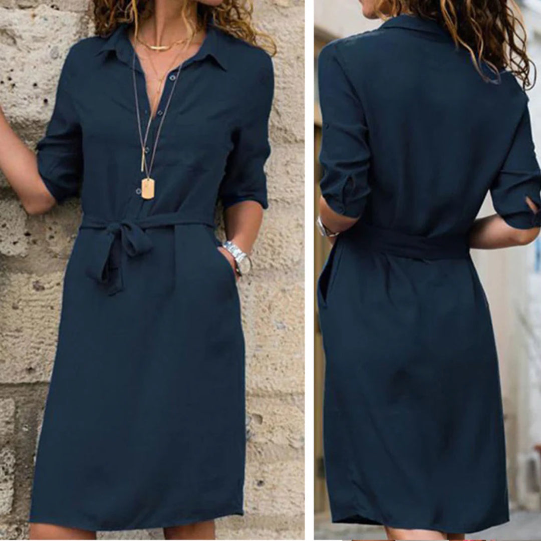 Elena | Stilfuld Kjole med Let Elegance | Vanero
