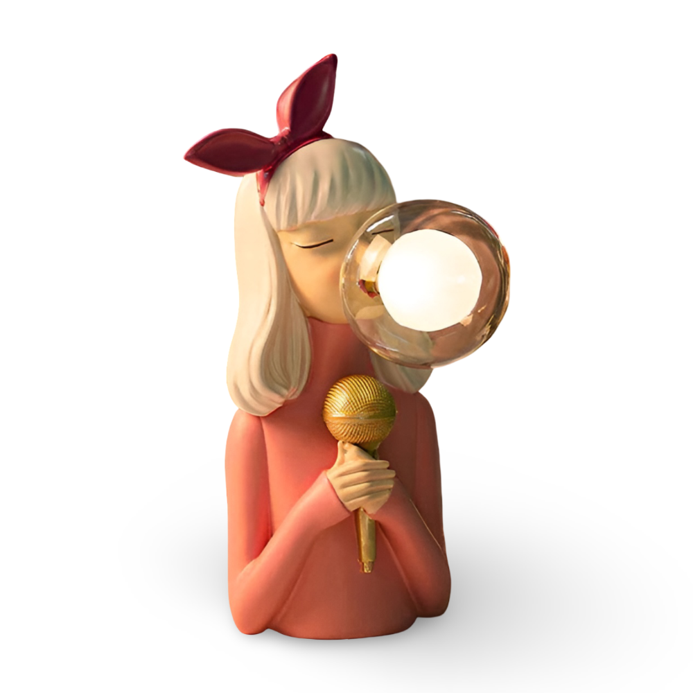 BubbleFairies Bordlampe | Charmerende Quartett Tegneserie Pige Statuer | Vanero