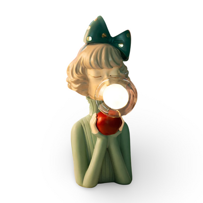 BubbleFairies Bordlampe | Charmerende Quartett Tegneserie Pige Statuer | Vanero