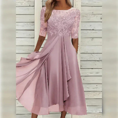 A-line Kjole | Blonder & Chiffon | Tidløs Stil l Vanero