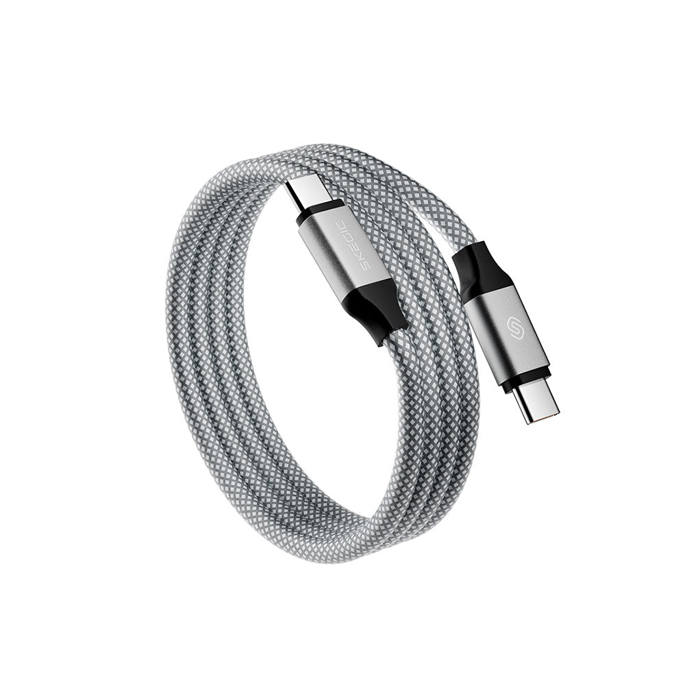 Magnetisk Opladerkabel 1,5 m | Flettet Hurtigopladningskabel Med Multi-Stik | USB Enheder | Vanero
