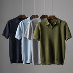 Herre Polo T Shirt Let Tekstil | Komfortabel Pasform Kortærmet Overdel | Til Hverdagsbrug & Fritidsaktiviteter | Vanero