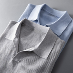 Herre Polo T Shirt Let Tekstil | Komfortabel Pasform Kortærmet Overdel | Til Hverdagsbrug & Fritidsaktiviteter | Vanero