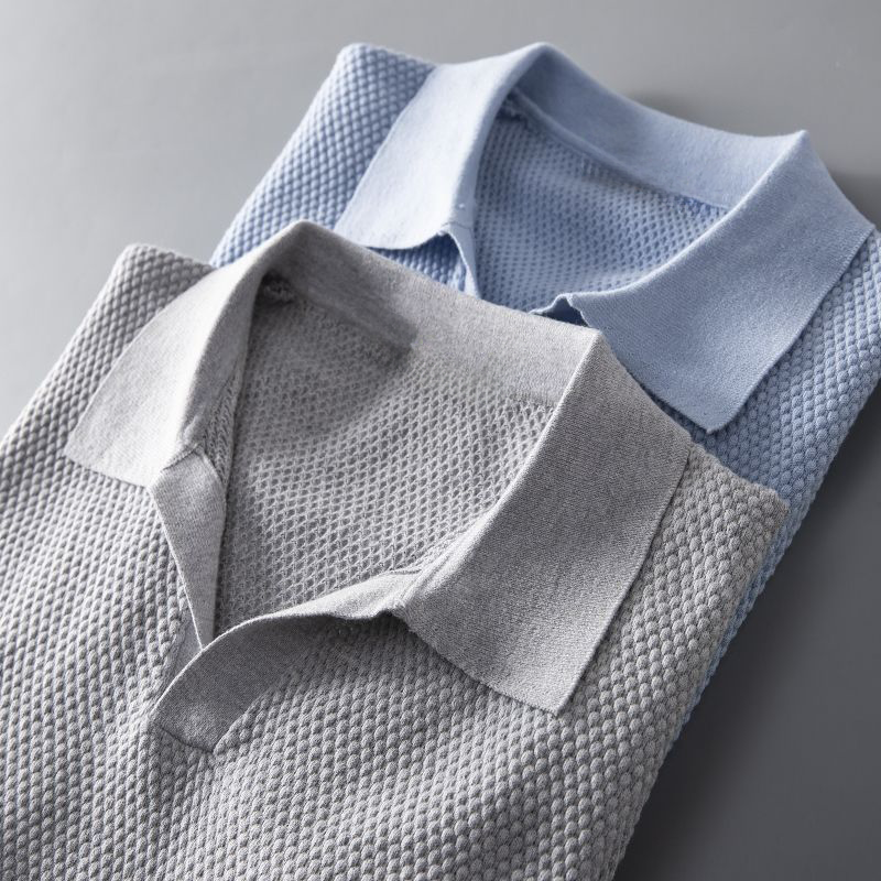 Herre Polo T Shirt Let Tekstil | Komfortabel Pasform Kortærmet Overdel | Til Hverdagsbrug & Fritidsaktiviteter | Vanero