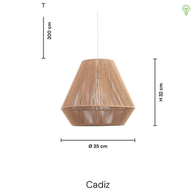 Cadiz Pendel | Ø35 Mustard | Vanero