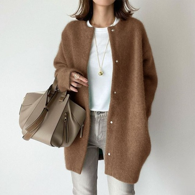 Amelia | Elegant Cardigan Dame - Blød og Stilfuld | Vanero